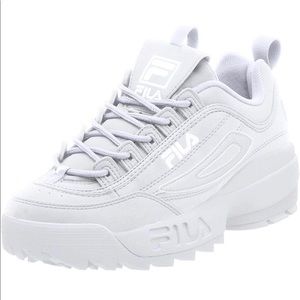 FILA Womens Disruptor II Premium White